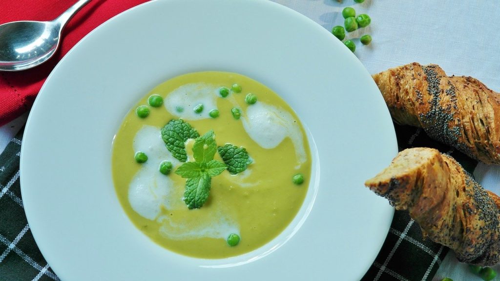 pea-soup-list of high protein vegetarian foods