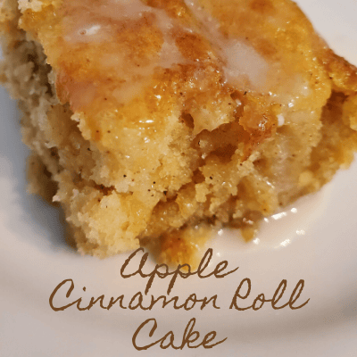 Apple Cinnamon Roll Cake
