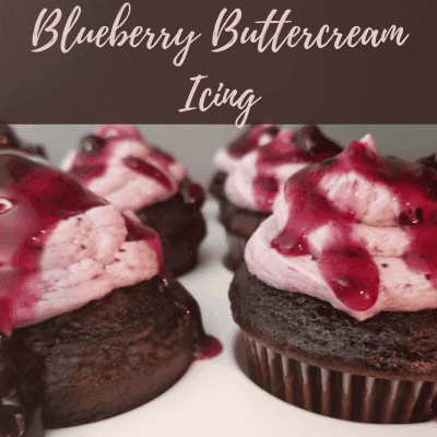 Blueberry Buttercream Icing