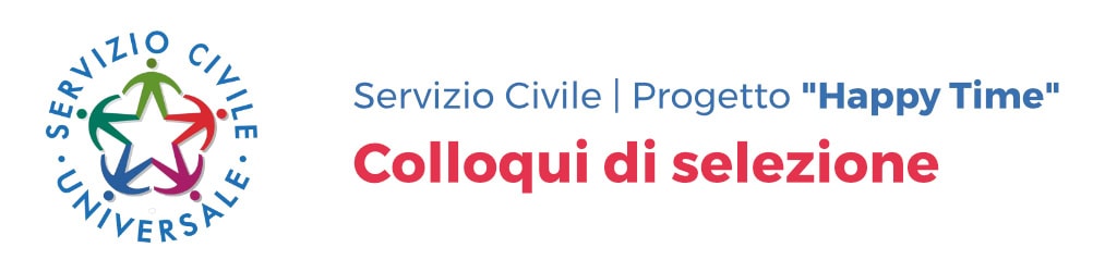 Colloqui di selezione servizio civile 2018 Anffas Onlus Patti Progetto Happy Time