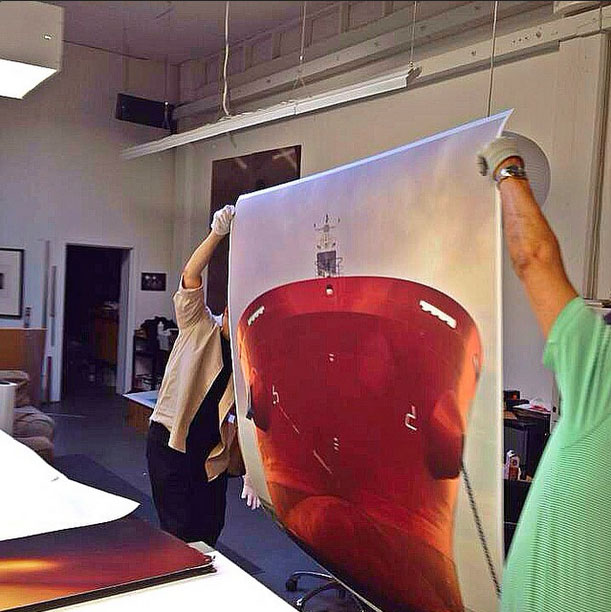 Our Instagram feed provides a unique look at everyday life in a San Francisco fine art photo printing lab.