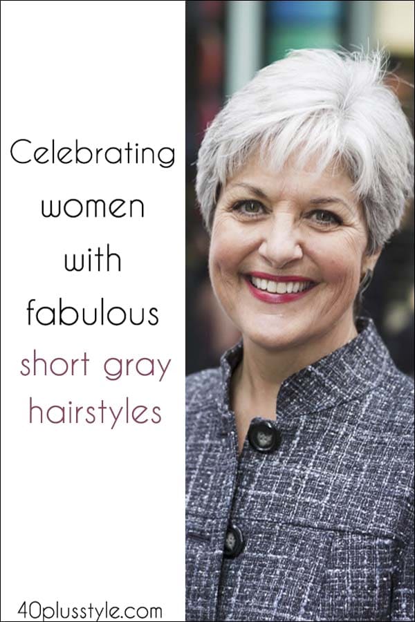 Celebrating Women With Fabulous Short Gray Hairstyles