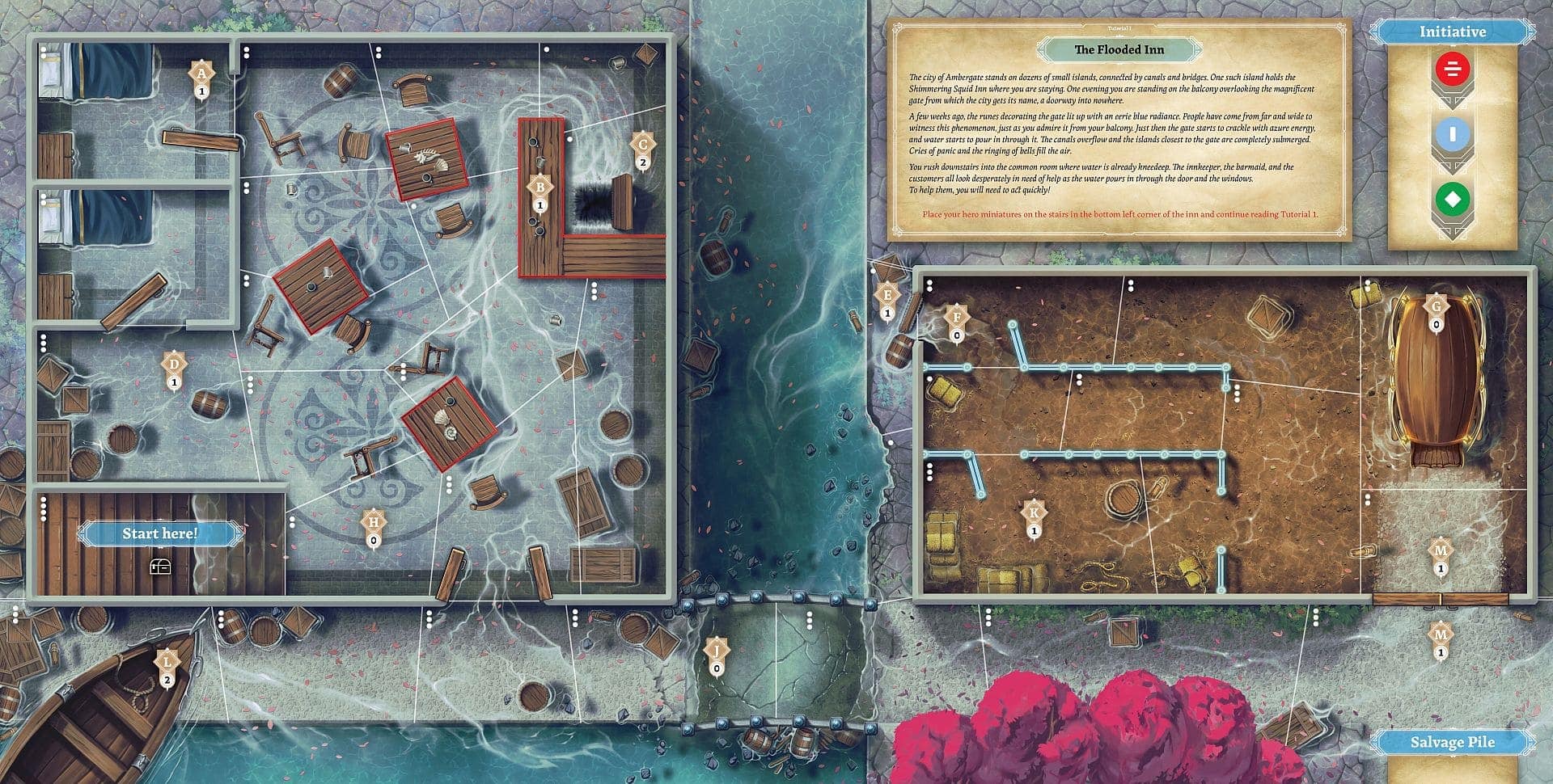 the flooded inn tutorial map