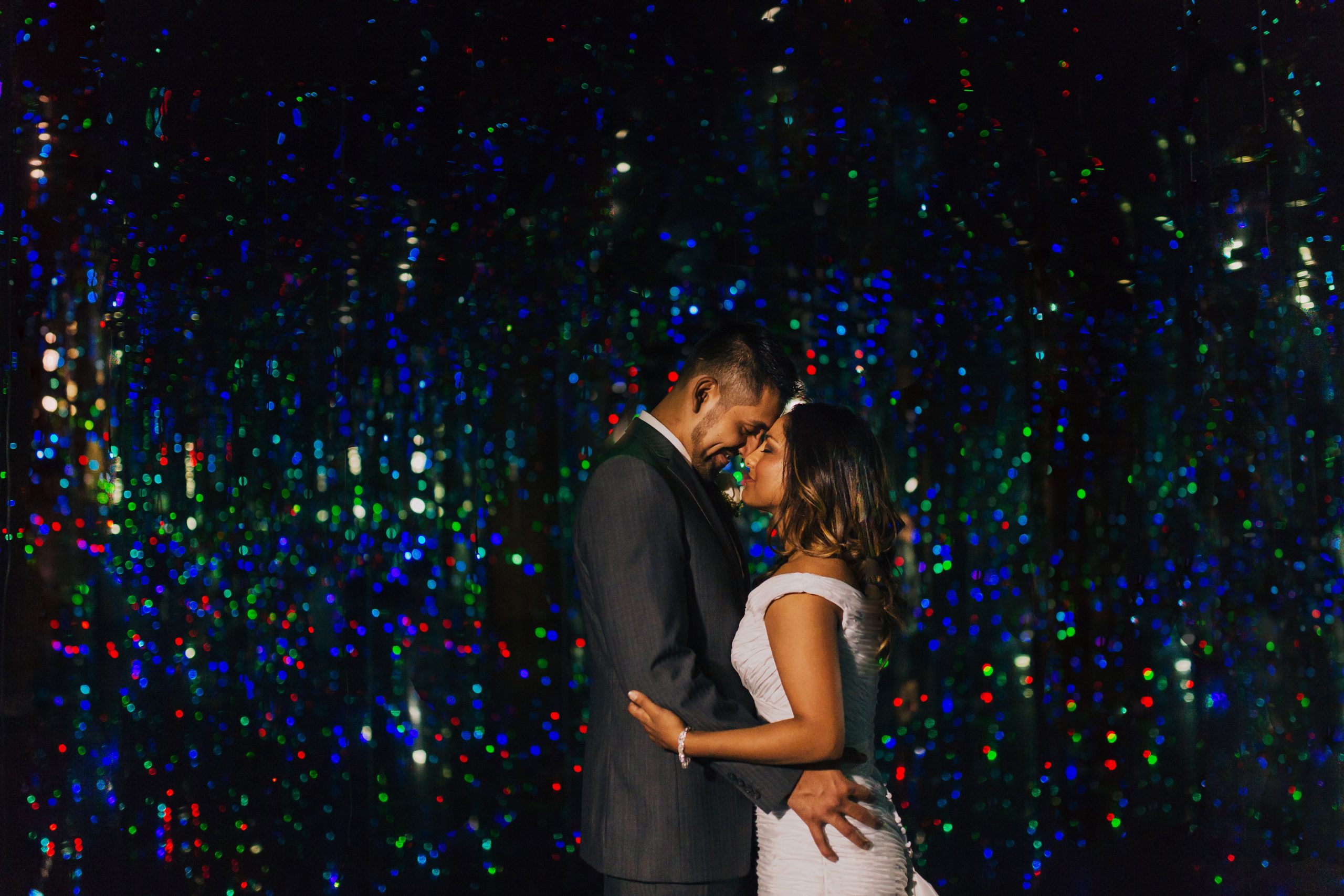 JavierAnita-71-2 Phoenix Art Museum wedding Fireflies exhibit