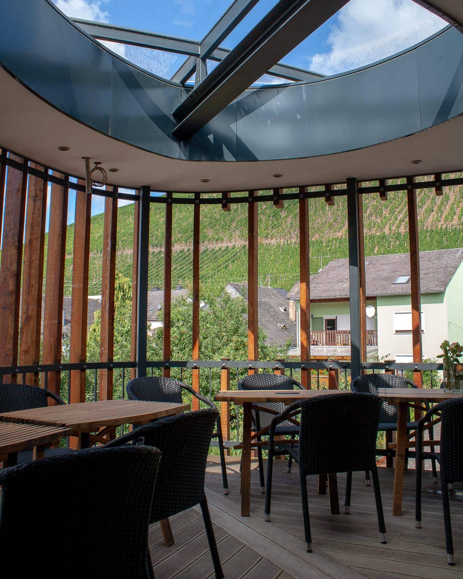 Ausblick von der Terrasse