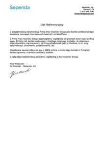 referencje Artur Kosiński 2