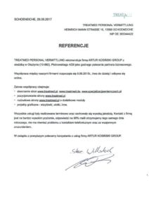 referencje Artur Kosiński 1