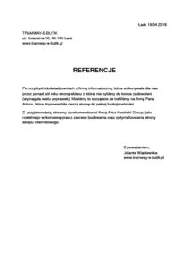 referencje Artur Kosiński tworzenie stron www
