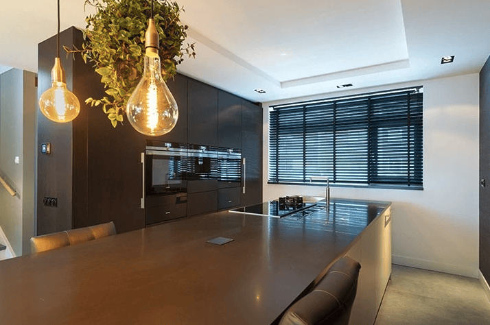 Keuken op maat met marmer look aten maken rotterdam