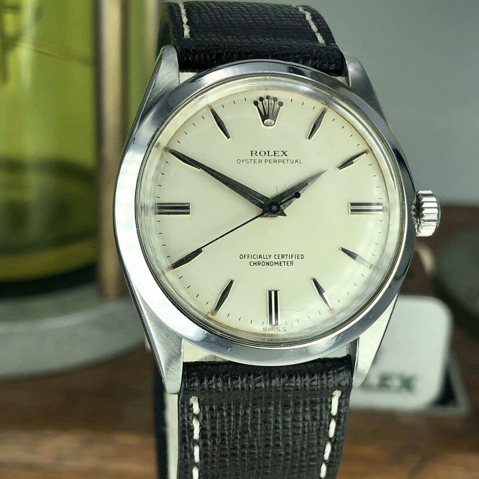 1956 Vintage Rolex Oyster Perpetual 6564 Original Dial & Hands Cal