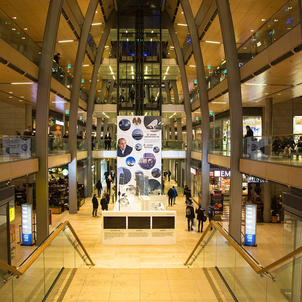 Einkaufszentrum Display