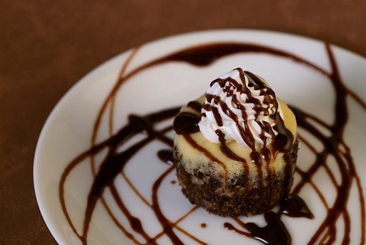 Hazelnut Mini Cheesecakes