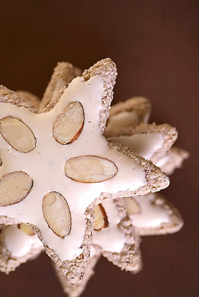 stack of Zimtsterne (Cinnamon Star)