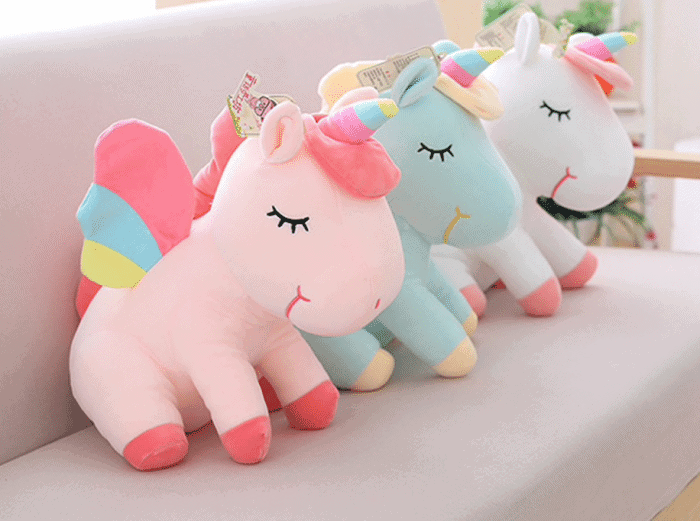 cute plush toy unicorn