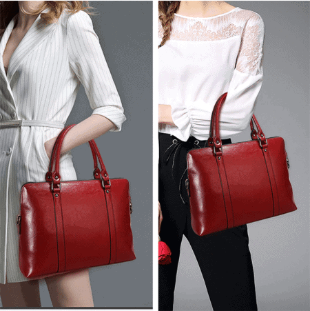 red professional bag for female lawyers