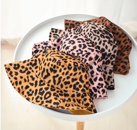 leopard summer hats