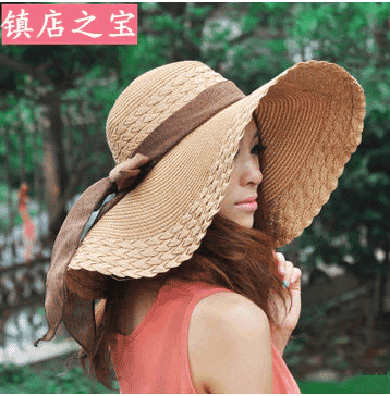 large beach hats for her