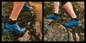 Trail running in the Salomon Alpha Cross Trail running in the Salomon Alpha Cross