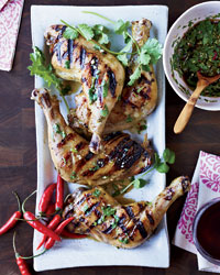 thai chicken with hot-sour-salty-sweet sauce
