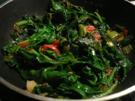 sauteed spinach & garlic
