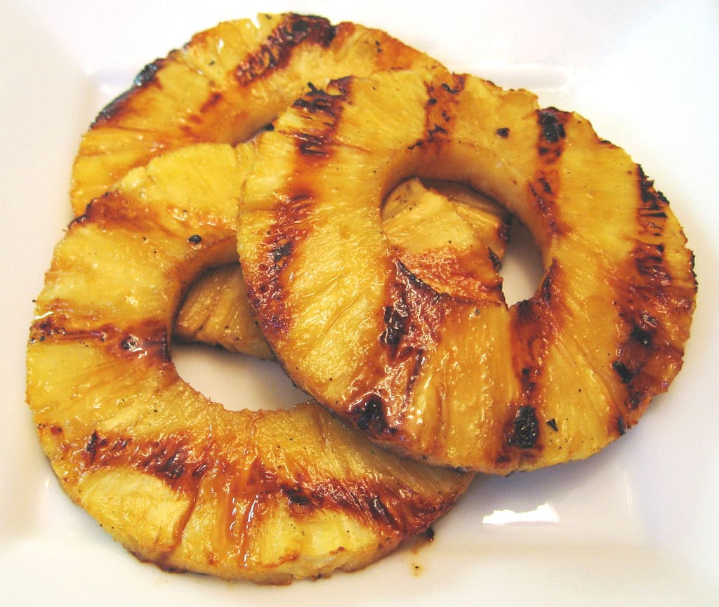 grilled pineapple