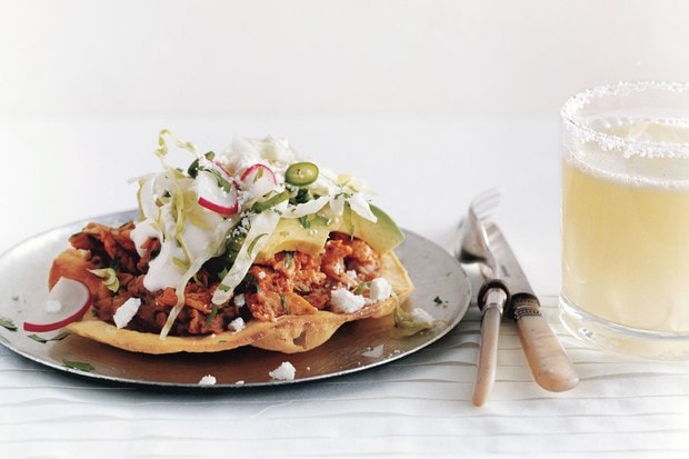 chicken tostadas