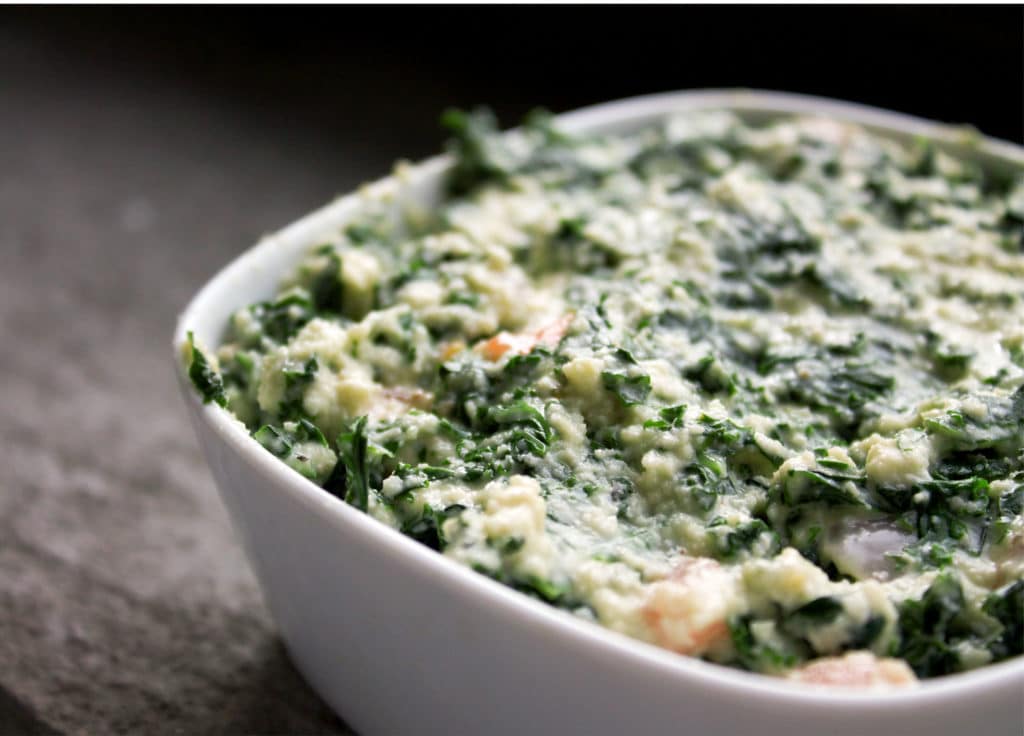 creamed kale