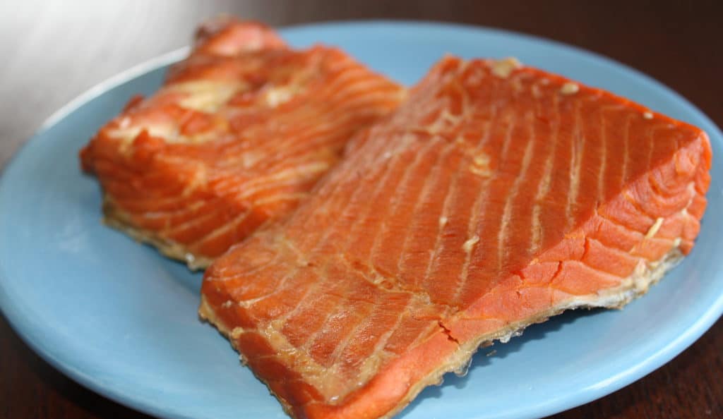 smoked salmon