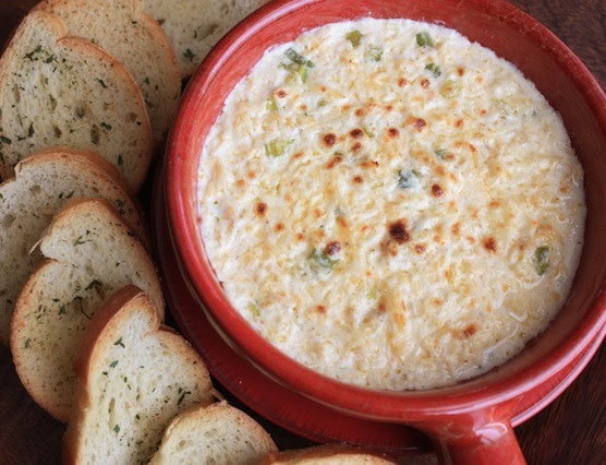 drunken goat cheese crab dip