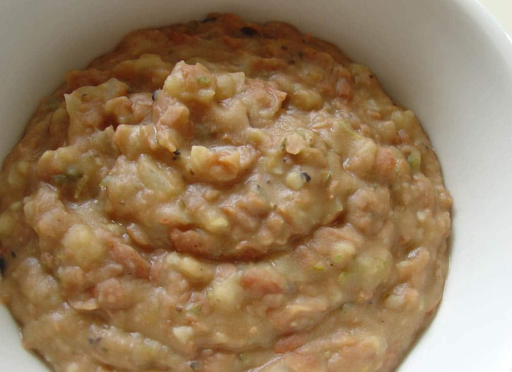 cheesy refried bean casserole