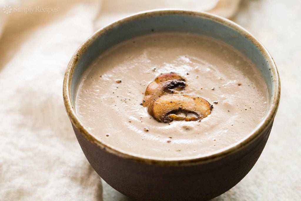 creamy cremini mushroom soup