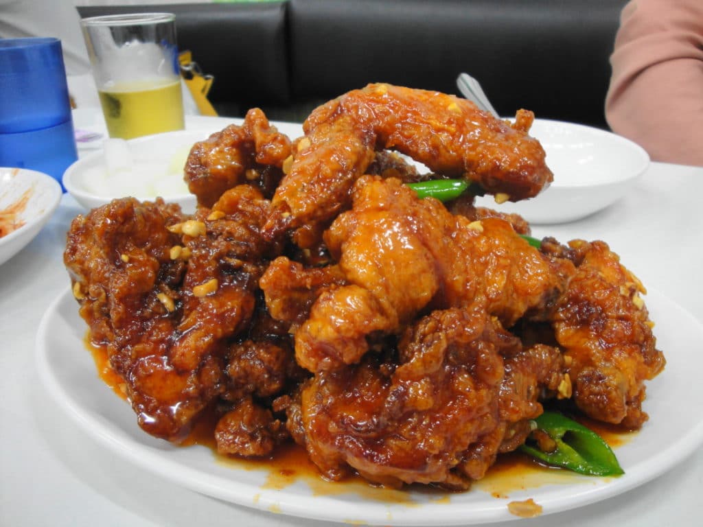 crunchy korean fried chicken