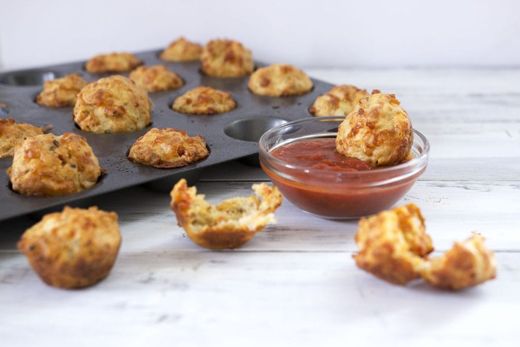 quinoa pizza bites