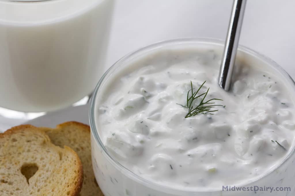 garlic cucumber dip