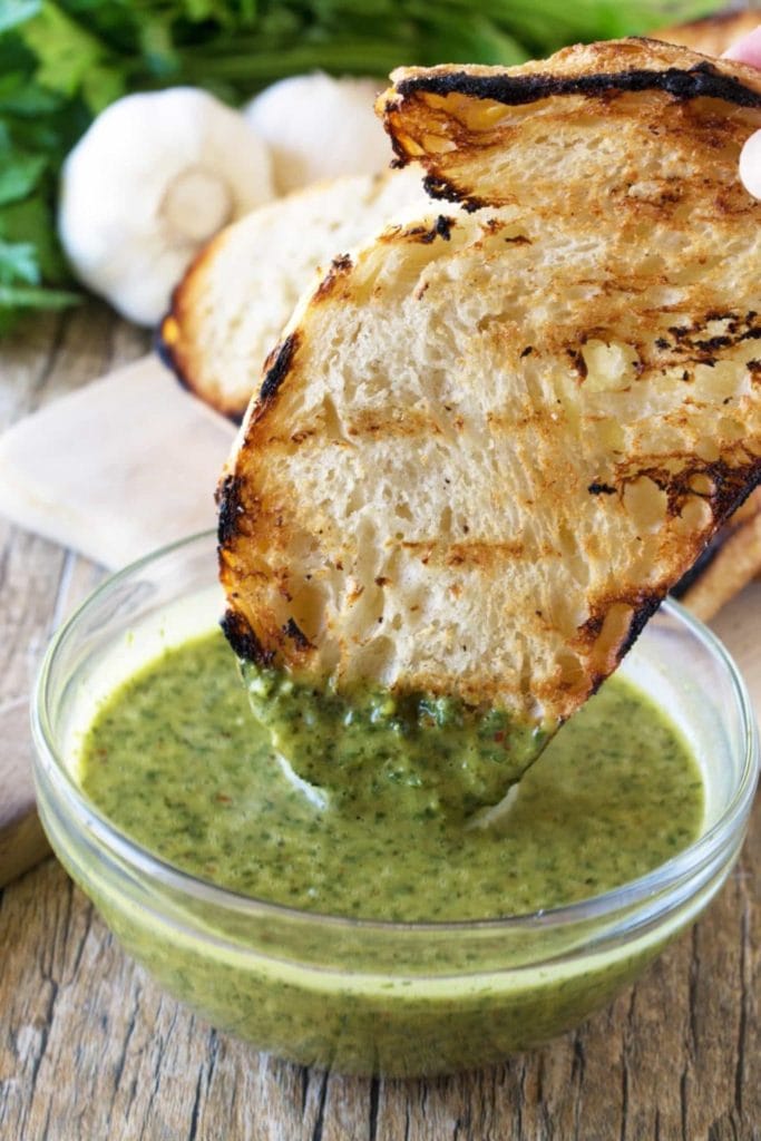 parsley cilantro chimichurri sauce