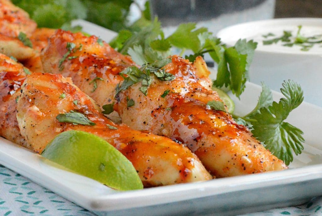 honey sriracha chicken