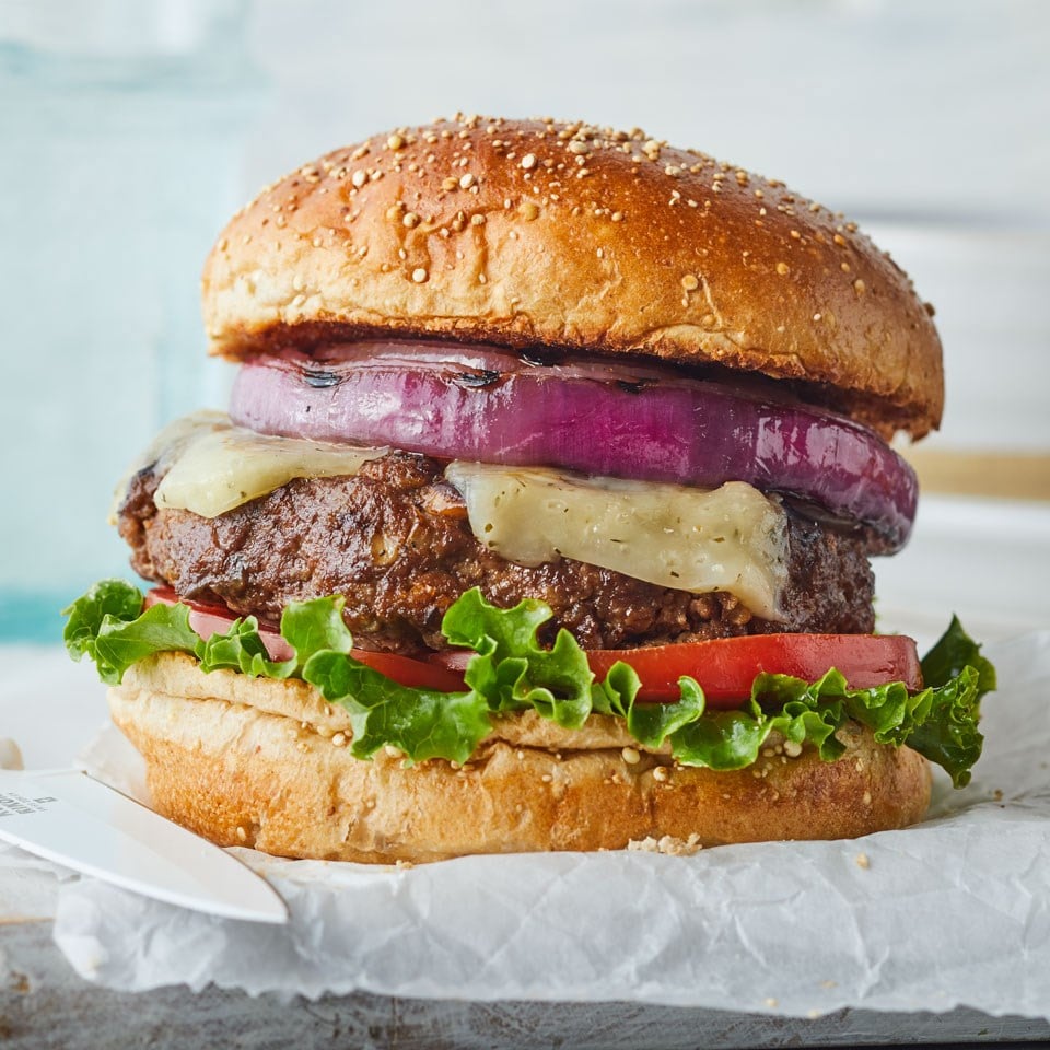 beef and mushroom burgers