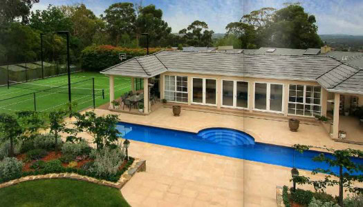 Tennis And Pool – A Backyard Of Luxury