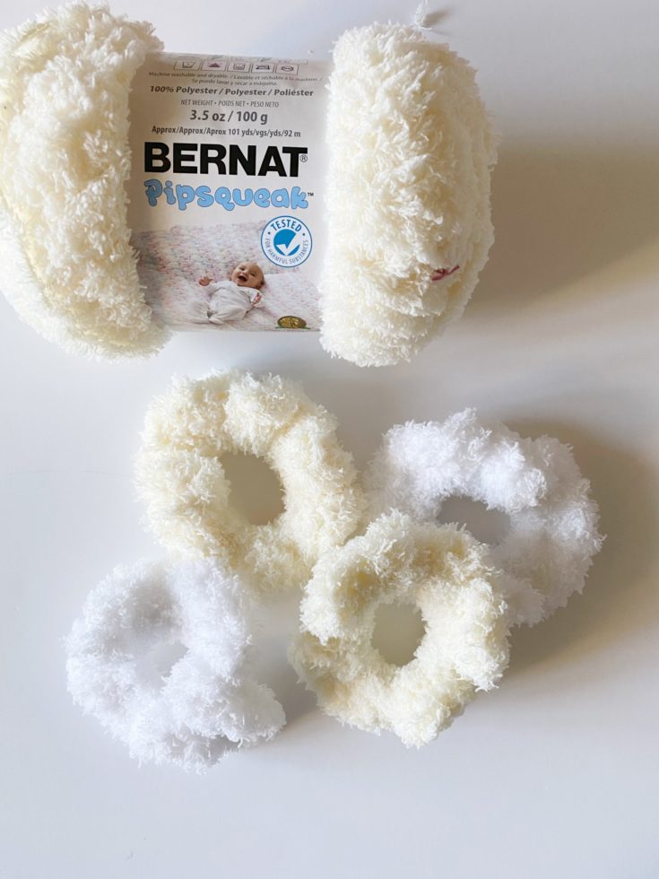 Crochet Sherpa Scrunchies