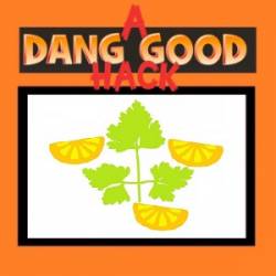 Parsley Lemon Kitchen Freshener Hack