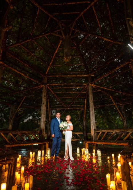 Photo 4 Sharona and Gilberto vow renewal candlelight ceremony in Central Park.