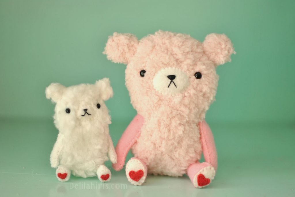 valentines bear pattern
