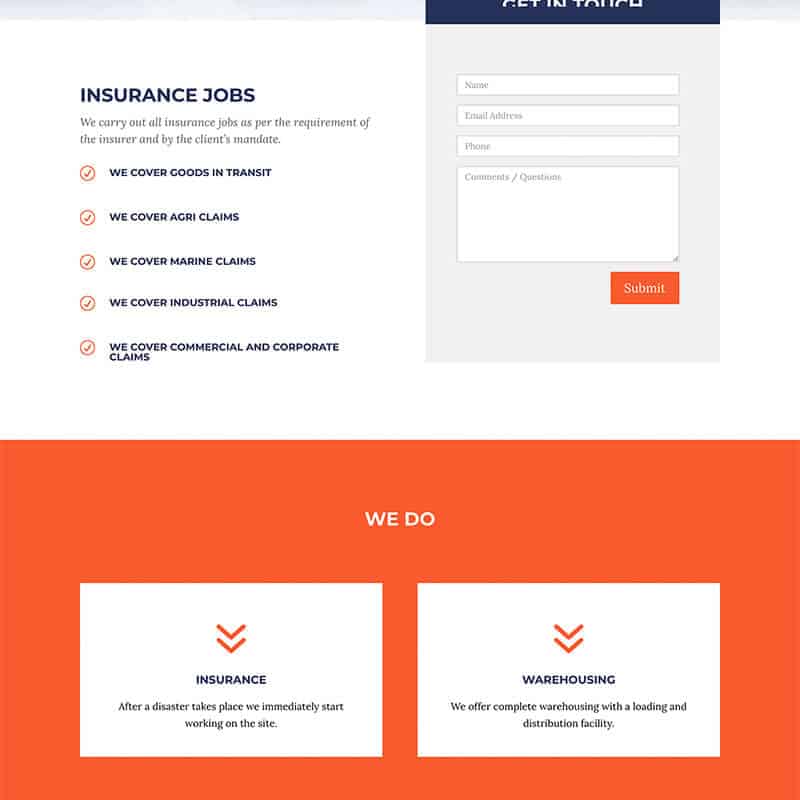 Web Design for National Salvage Brokers