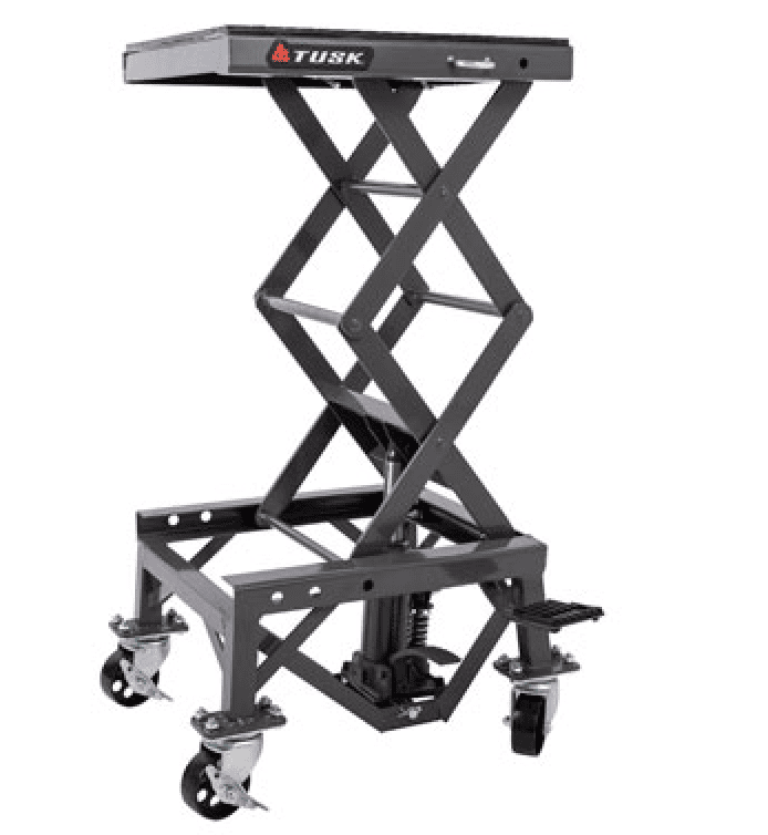 2021 DIRT BIKE TUSK SCISSOR LIFT STAND REVIEW 1 2020 Dirt Bike Tusk Scissor Lift stand