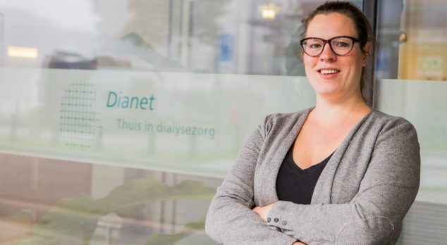 Cable management in dialysecentrum Dianet