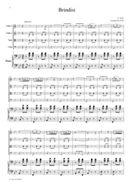 Giuseppe Verdi - Verdi Brindisi(Drinking Song) from La Traviata, for Piano Quintet, PV901 Giuseppe Verdi - Verdi Brindisi(Drinking Song) from La Traviata, for Piano Quintet, PV901