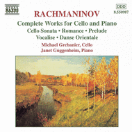 Sergei Rachmaninoff - Complete Works for Cello and P Sergei Rachmaninoff - Complete Works for Cello and P