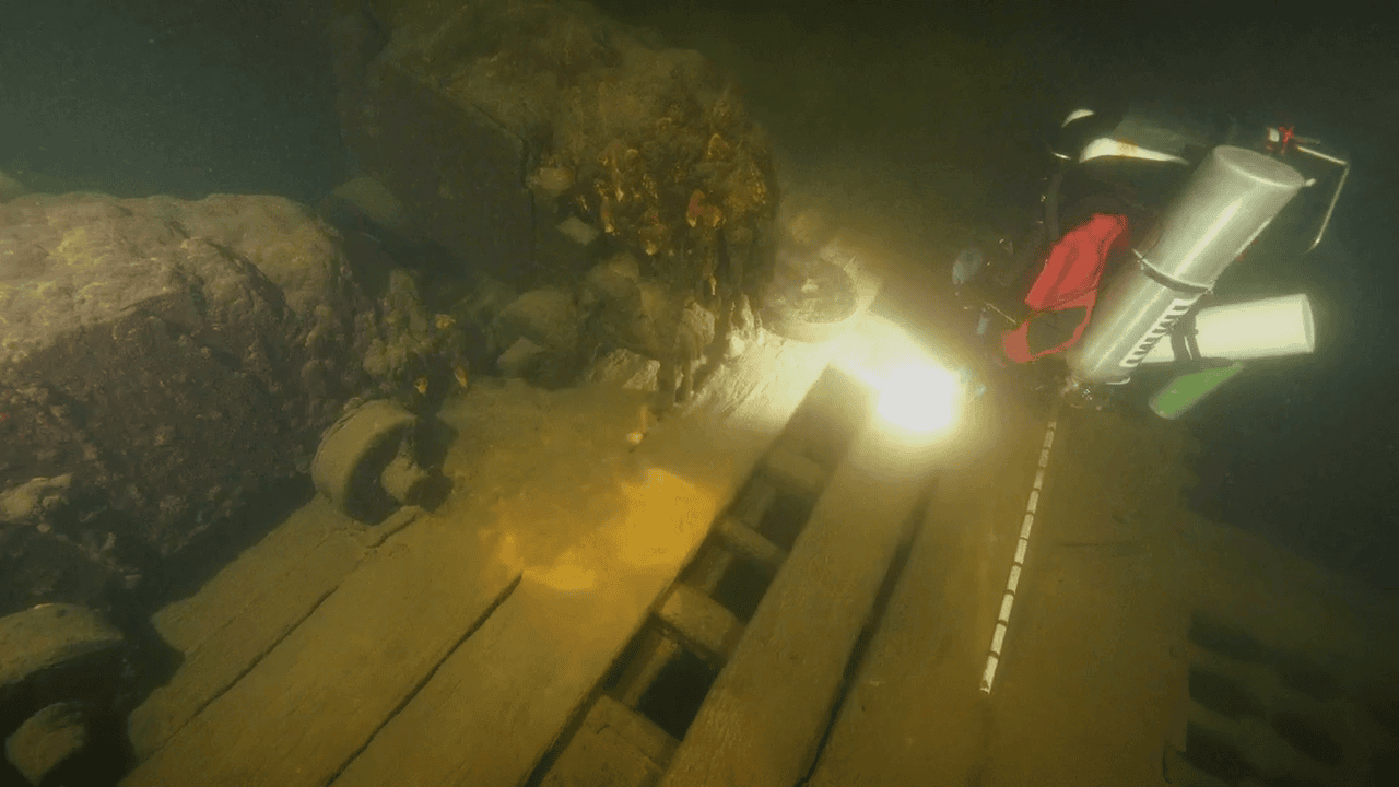 Why is the shipwreck intact?