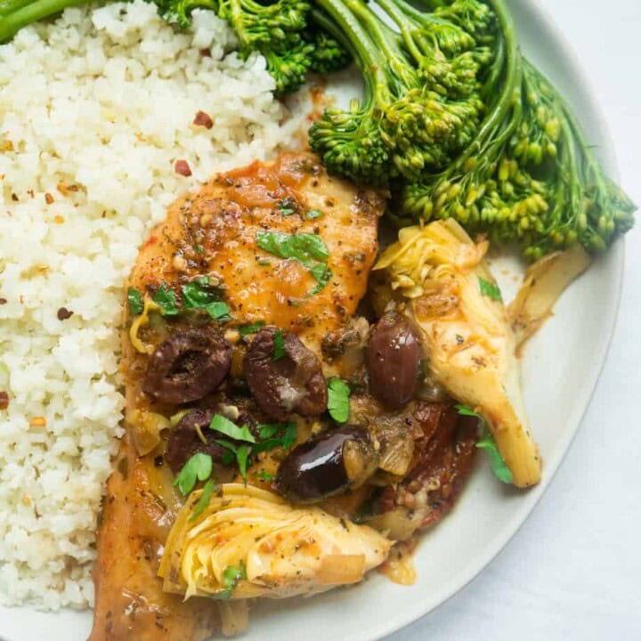 healthy instant pot mediterranean chicken