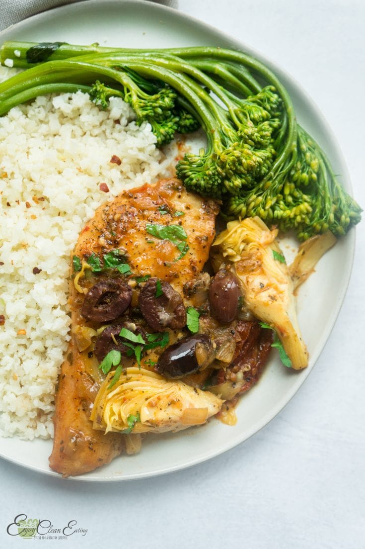 healthy instant pot mediterranean chicken